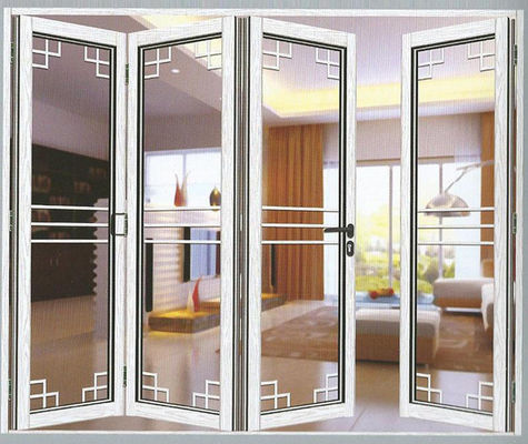 Anodized Aluminium Folding Doors ,  4 Sash Aluminium Bifold Door