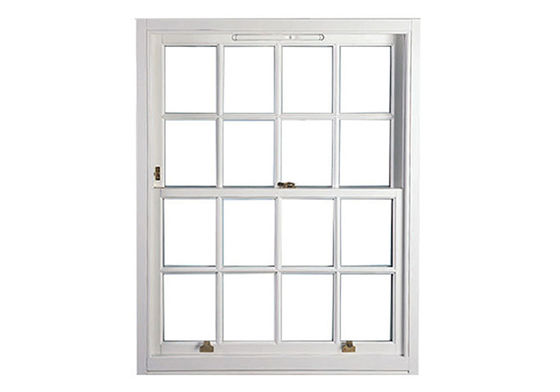 Energy Saving Aluminium Vertical Sliding Sash Windows , 2 Track Sliding Window