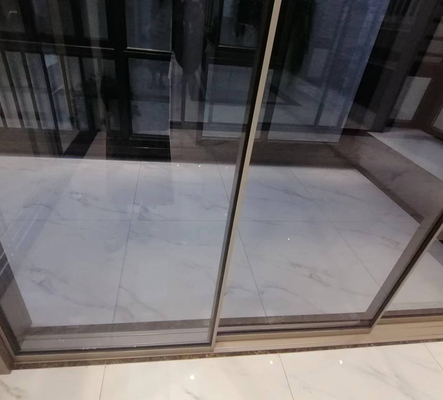 Narrow Frame Slim Aluminum Slide Door Heat Resistant Exterior Sliding Door