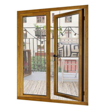 OEM Aluminum Swing Doors , Double Outswing Exterior French Doors